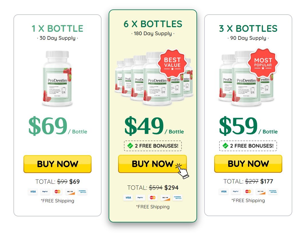 Buy ProDentim best price and get bonuses free