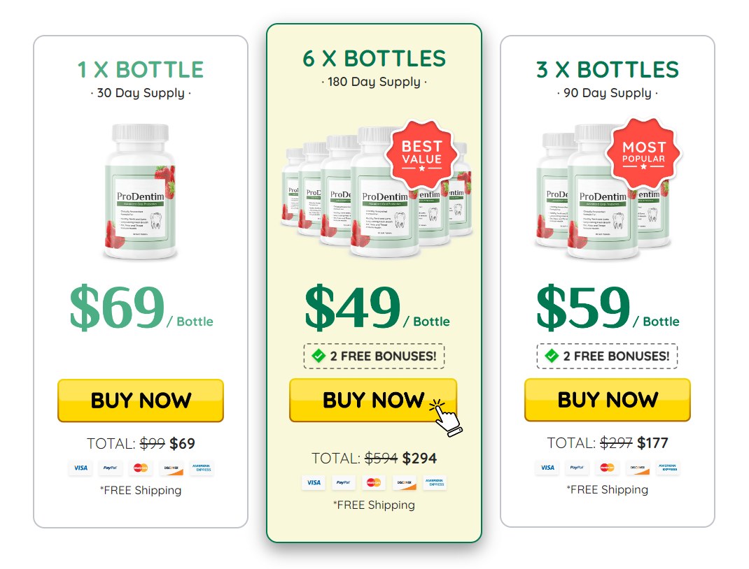 Buy ProDentim - best deal